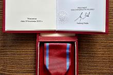 Brązowy Krzyż Zasługi dla Pani Prof. A. Badowskiej-Kozakiewicz